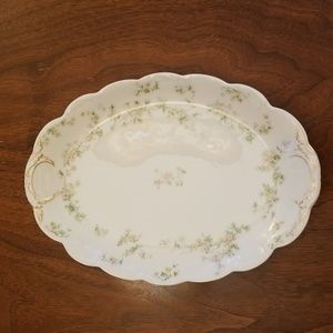 Antique Haviland Limoges 10" Floral Platter